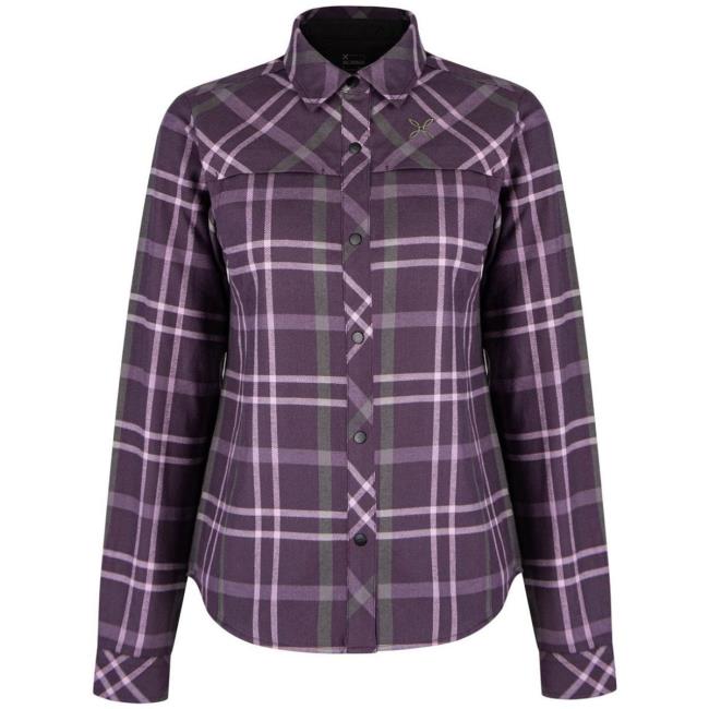 montura  CHECK SHIRT WOMAN Vinaccia/Verde Salvia