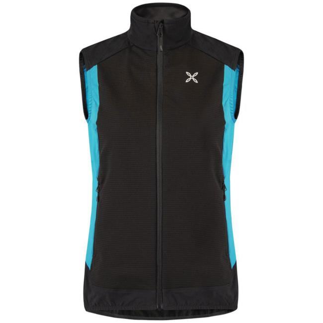  montura PREMIUM WIND VEST WOMAN Black/Turquoise