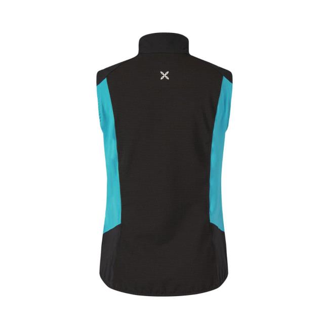  montura PREMIUM WIND VEST WOMAN Black/Turquoise