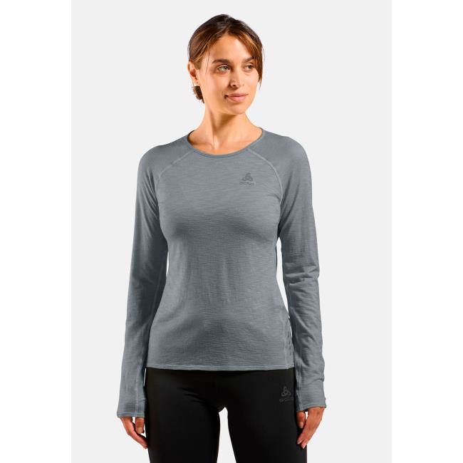 T-shirt Odlo Crew Ls X-alp Pw 115 Grey Melange