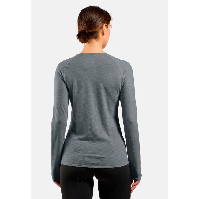 T-shirt Odlo Crew Ls X-alp Pw 115 Grey Melange