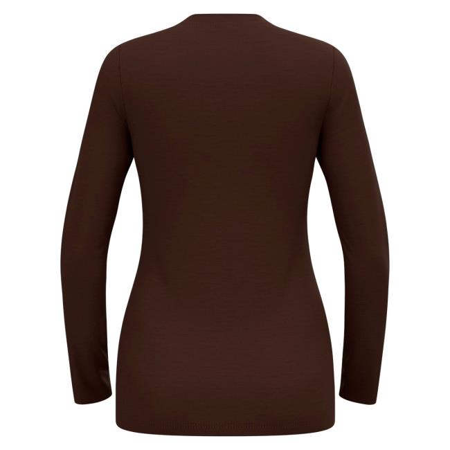  odlo BL TOP CREW LS MERINO 160 Fudge