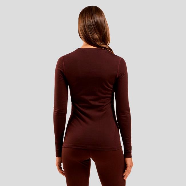 odlo  BL TOP CREW LS MERINO 200 Fudge
