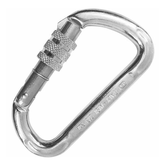  kong D SHAPE -mosquetón inox roscado 100 mm