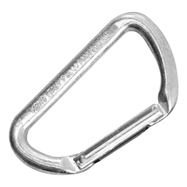  kong MINI "D"-mini-mosquetón aluminio-pulido