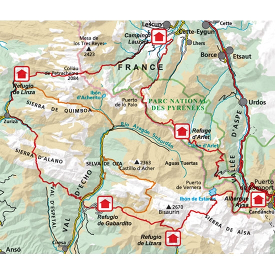  ed. alpina Mapa La Senda de Camille 1:25000