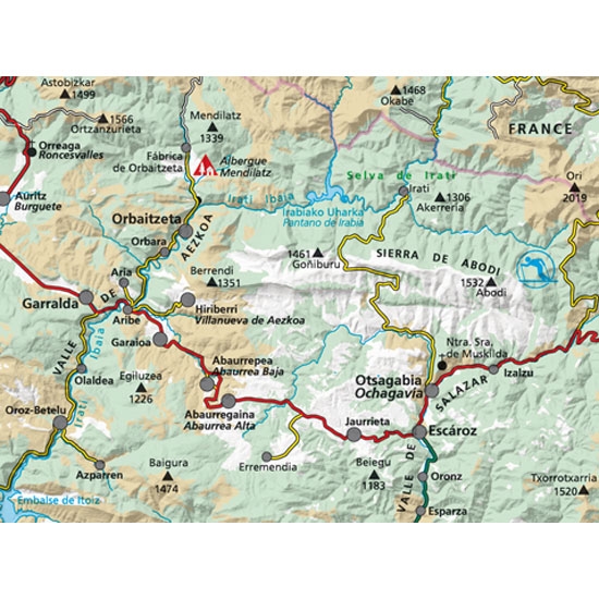  ed. alpina Mapa Irati Aezkoa 1:25000