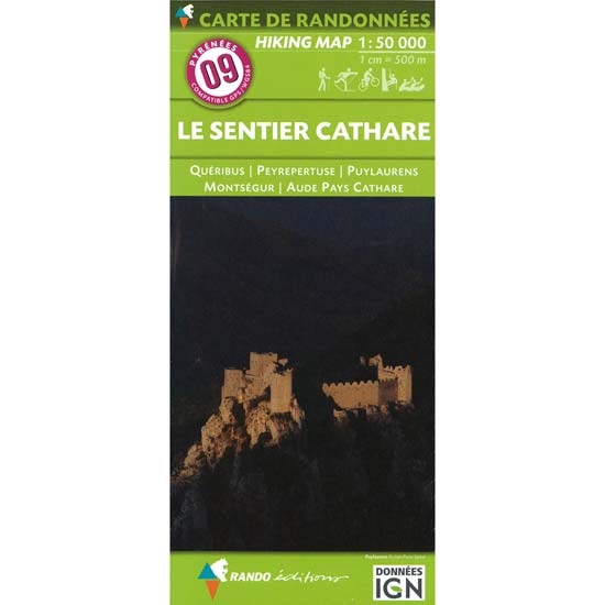  Ed. Rando Mapa Le Sentier Cathare 1:50000