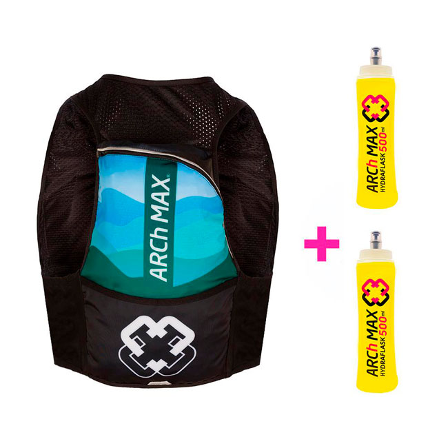 Mochila arch max Hydration Vest- 12L - Blue + 2Sf500ml