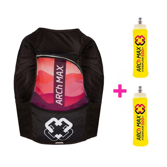  arch max Hydration Vest- 12L - Red + 2Sf500ml