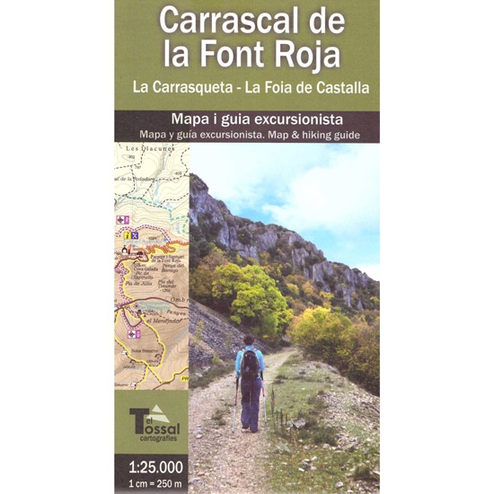  ed. el tossal Mapa Carrascal Font Roja 1:25000