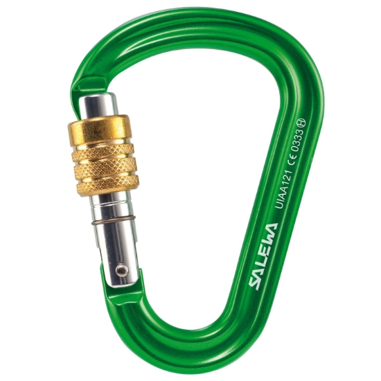 salewa HMS PRO CARABINER Lime Green