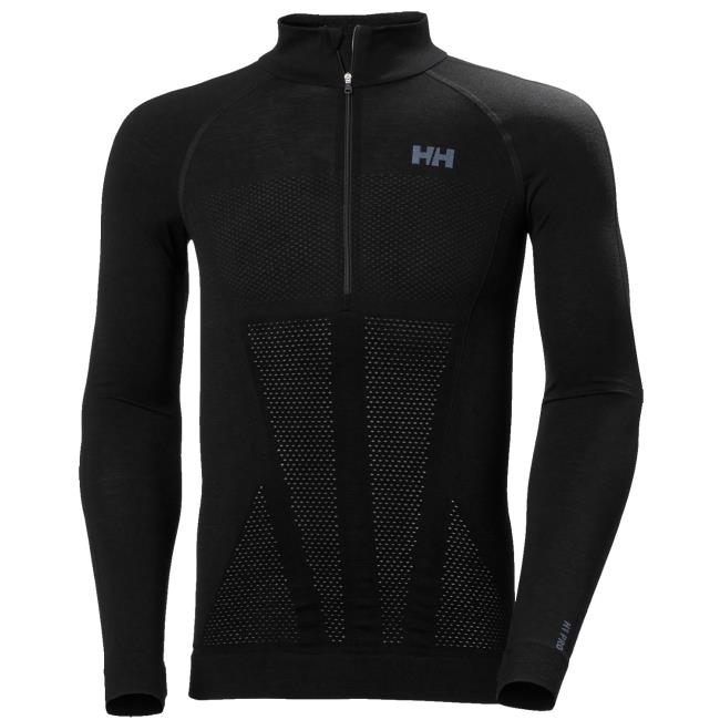  helly hansen H1 PRO LIFA SEAMLESS 1/2 ZIP Black