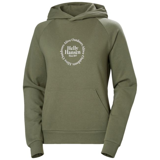  helly hansen W CORE GRAPHIC HOODIE Lav Green