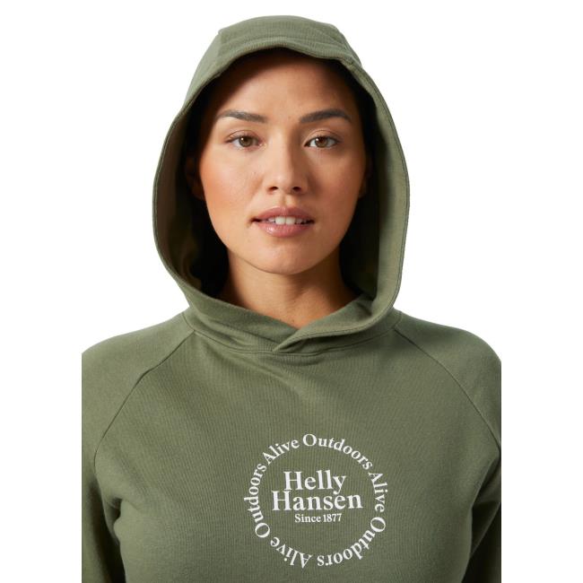  helly hansen W CORE GRAPHIC HOODIE Lav Green