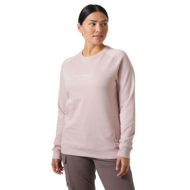  helly hansen W F2F ORGANIC COTTON SWEATER 2 Pink Clou