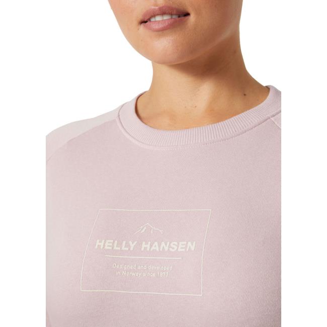  helly hansen W F2F ORGANIC COTTON SWEATER 2 Pink Clou