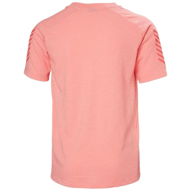  helly hansen JR LOEN TECH T-SHIRT Coral Almond Melang
