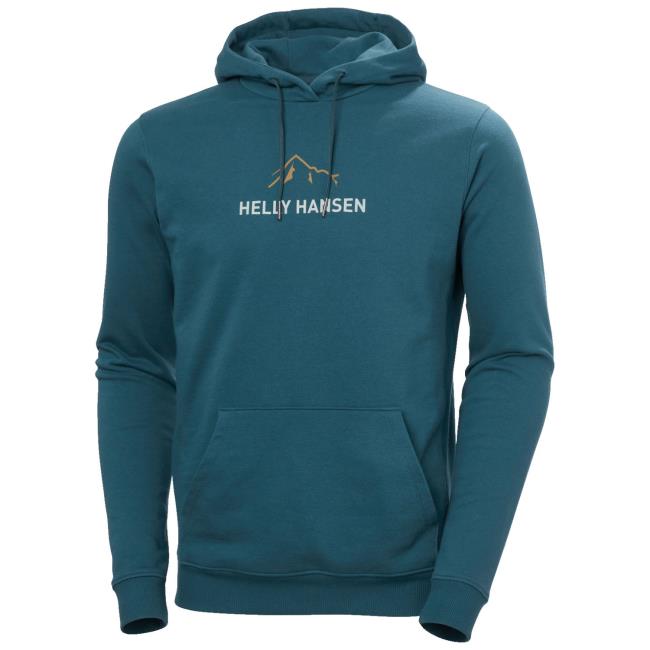 Pulóver helly hansen F2F ORGANIC COTTON HOODIE 2.0 Dark Creek