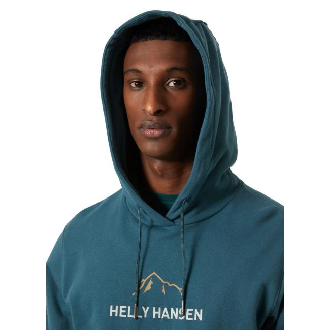 Pulóver helly hansen F2F ORGANIC COTTON HOODIE 2.0 Dark Creek