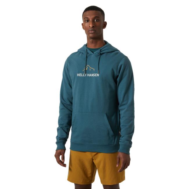 Pulóver helly hansen F2F ORGANIC COTTON HOODIE 2.0 Dark Creek