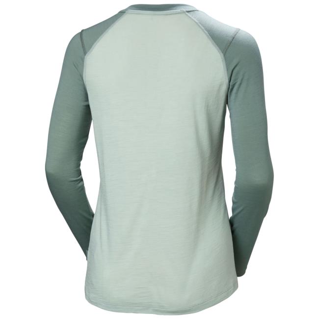 Camiseta helly hansen HH DURAWOOL CREW LS Green Mist