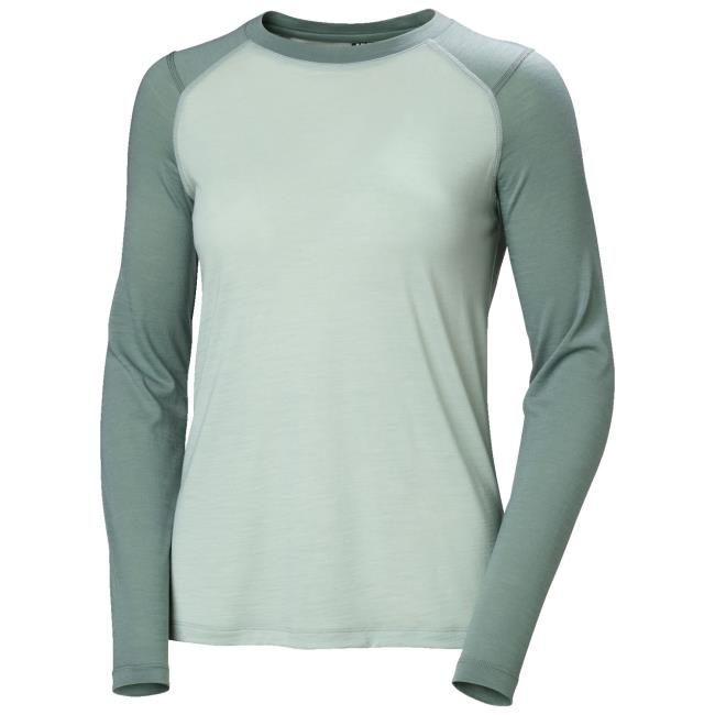 Camiseta helly hansen HH DURAWOOL CREW LS Green Mist