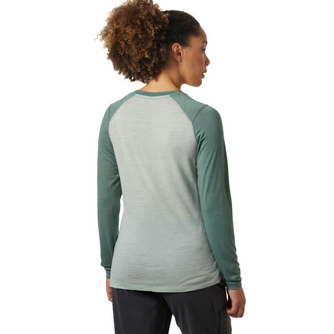 Camiseta helly hansen HH DURAWOOL CREW LS Green Mist