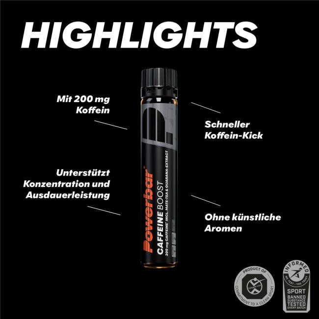 Gel Energético Powerbar Caffeine 25 Ml. 1 Und