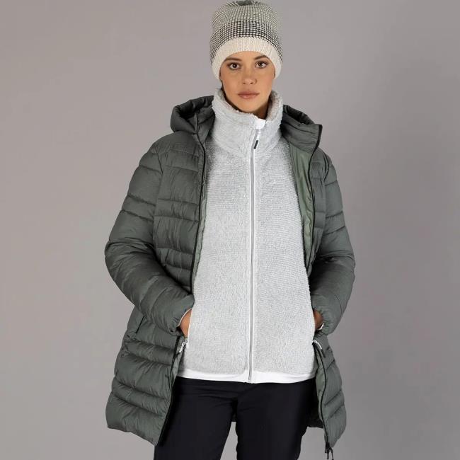  cmp WOMAN PARKA SNAPS HOOD mineral me