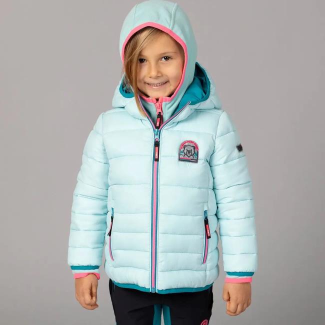  cmp KID G JACKET FIX HOOD acqua
