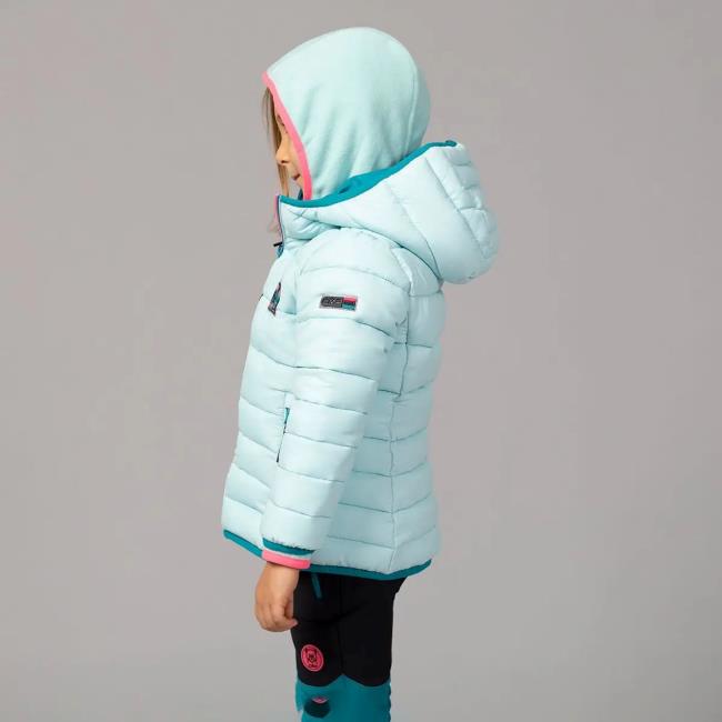  cmp KID G JACKET FIX HOOD acqua