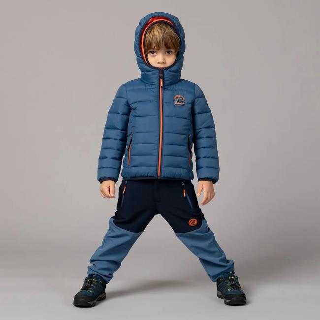  cmp KID JACKET FIX HOOD bluestone