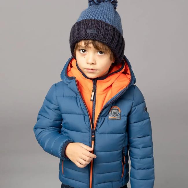  cmp KID JACKET FIX HOOD bluestone