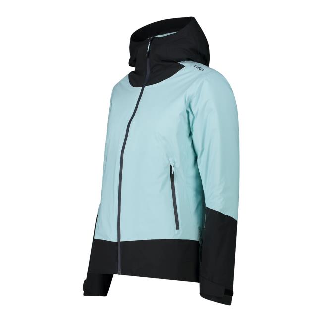  cmp WOMAN JACKET FIX HOOD acqua