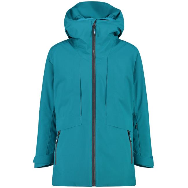  cmp KID G JACKET FIX HOOD teal