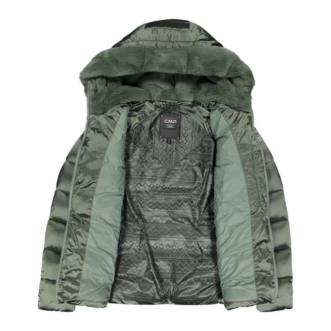 cmp  WOMAN JACKET FIX HOOD mineral