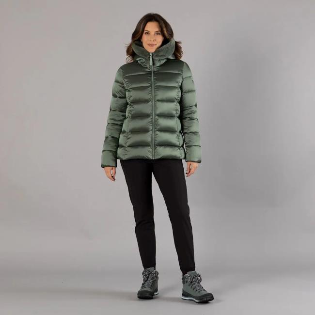 cmp  WOMAN JACKET FIX HOOD mineral