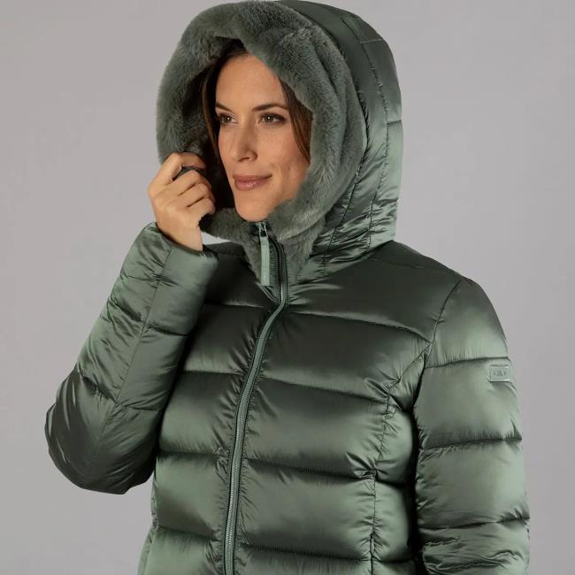 cmp  WOMAN JACKET FIX HOOD mineral