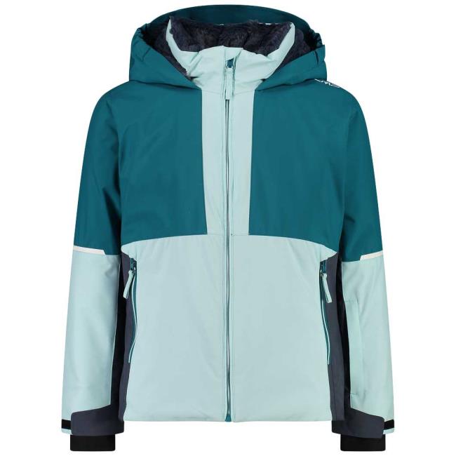  cmp KID G JACKET FIX HOOD teal
