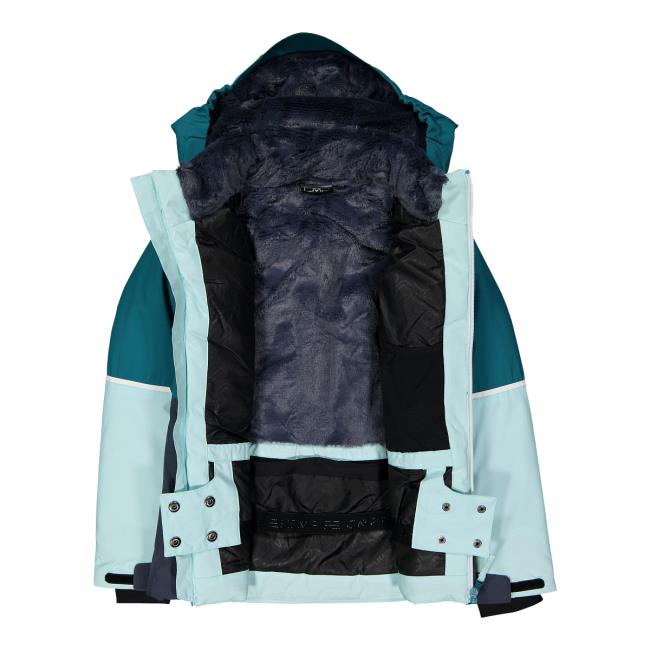  cmp KID G JACKET FIX HOOD teal