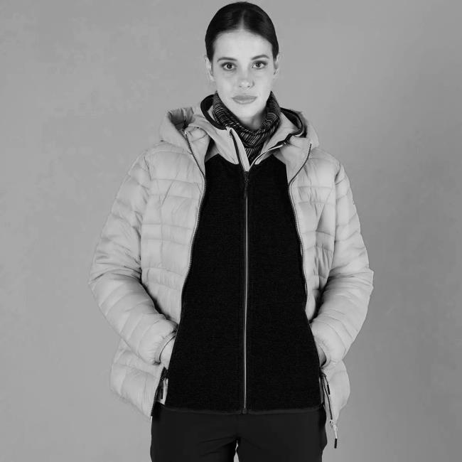 cmp  Woman Jacket Snaps Hood