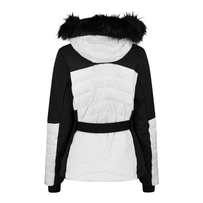  cmp WOMAN JACKET ZIP HOOD bianco