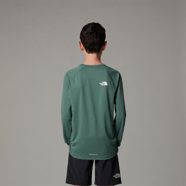  the north face TEEN SUNRISER L/S TEE Duck Green
