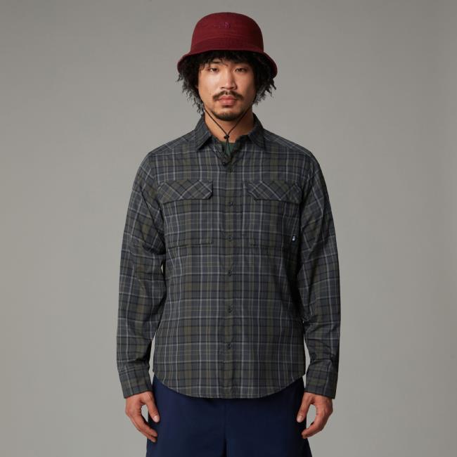  the north face M SEQUOIA PLAID SHIRT Asphalt Grey/New T