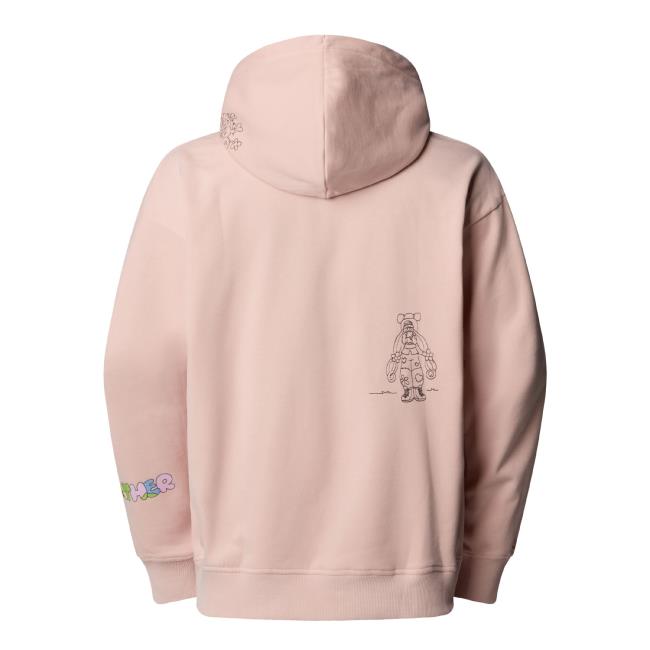 the north face U MOUNTAIN CLEANUP OVERSIZED HO Pink Mos