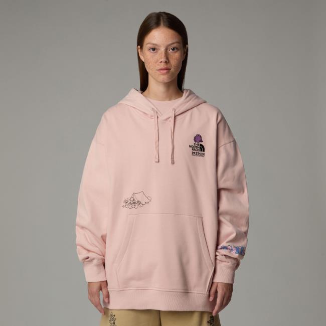  the north face U MOUNTAIN CLEANUP OVERSIZED HO Pink Mos