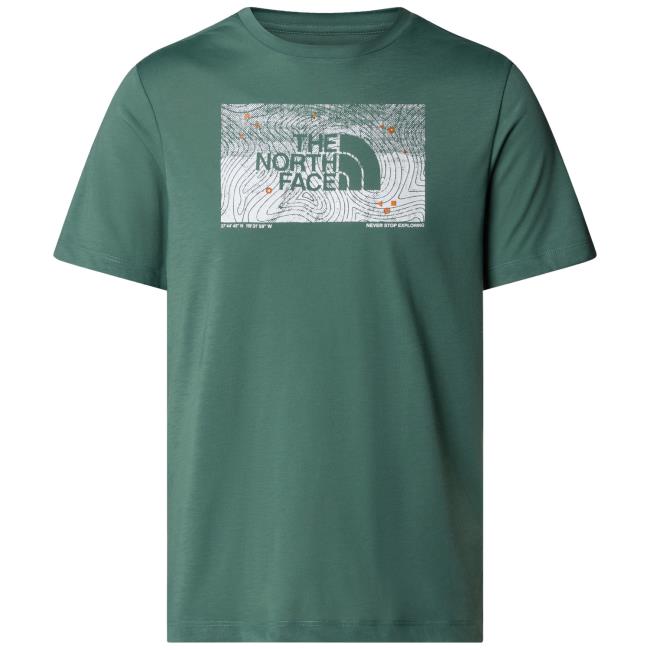  the north face M FOUNDATION ABSTRACT GRAPHIC TEE Duck G