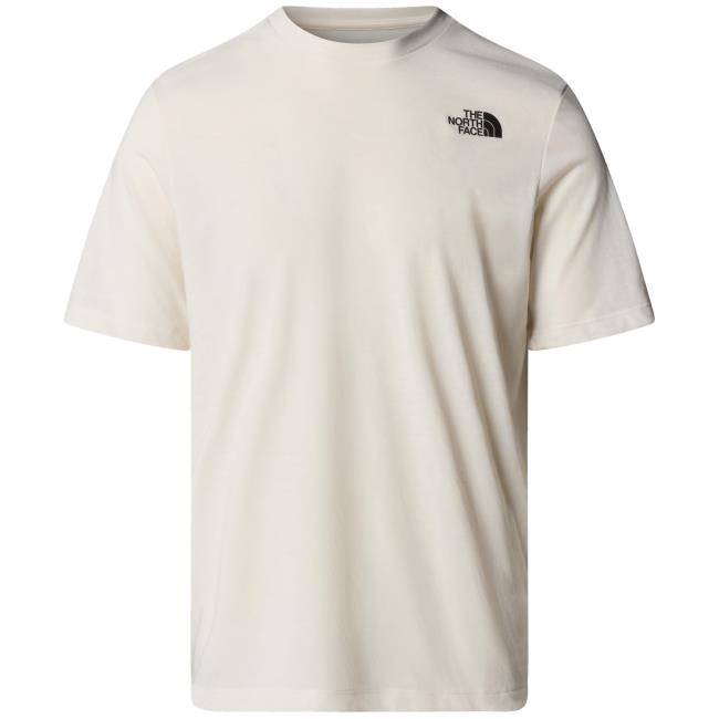 the north face  M FOUNDATION MOUNTAINS FACES TEE White D
