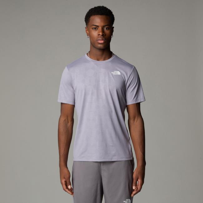  the north face M 24/7 S/S TEE EMBOSSED Pearl Mist Tent 